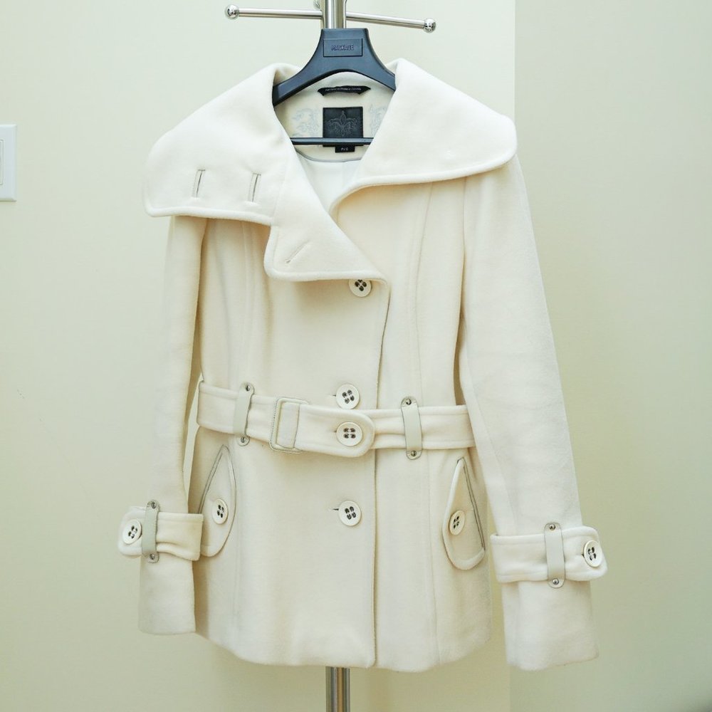 COPY - Perfect Canadian-Made Cream Mackage Wool Coat